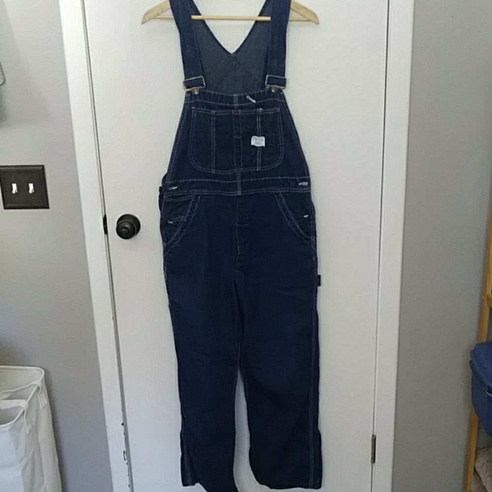 Vintage Big Mac Wide Leg Denim Overalls